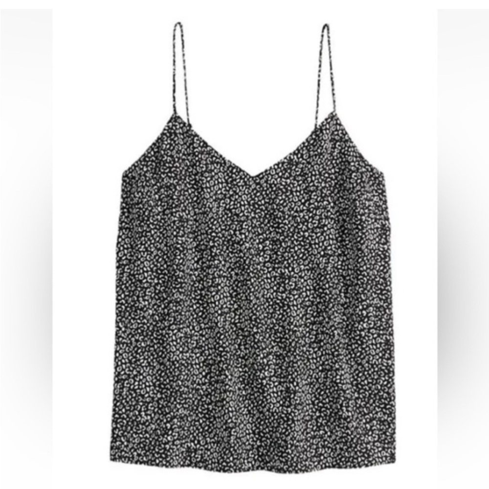 Nine West Black & White V-Neck camisole